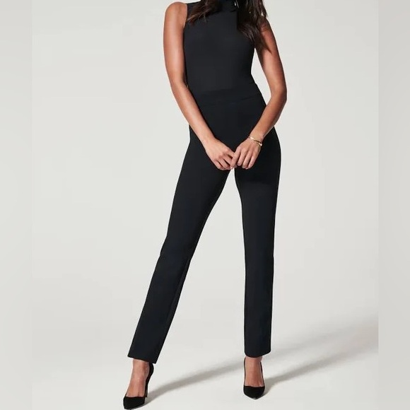 NWT! Spanx The Perfect Pant Black Medium - Picture 1 of 4